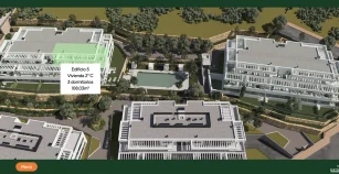 Aplicación interactiva para visualizar sobre plano 3D la disponibilidad y estado de venta de las viviendas.